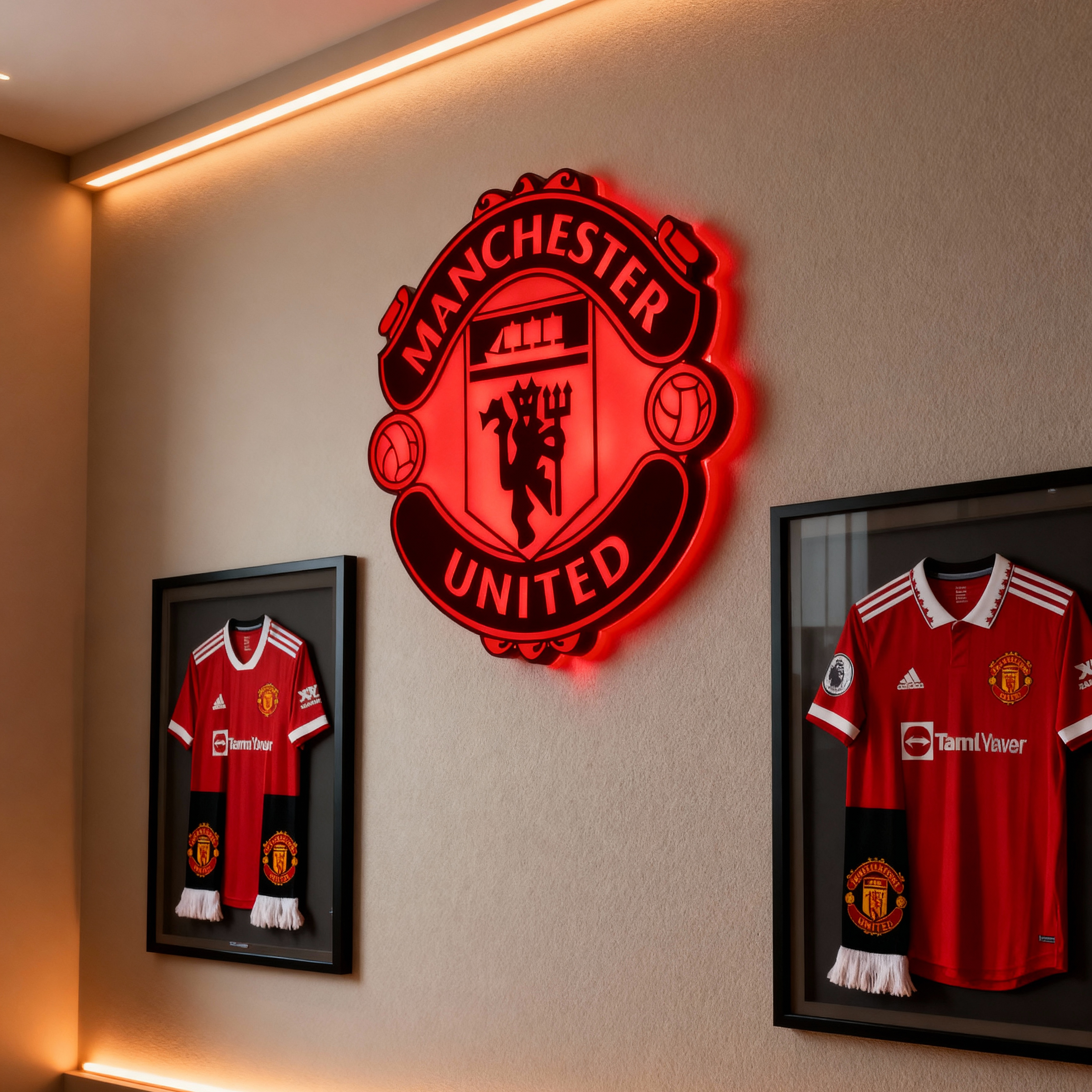 Manchester United Logo LED