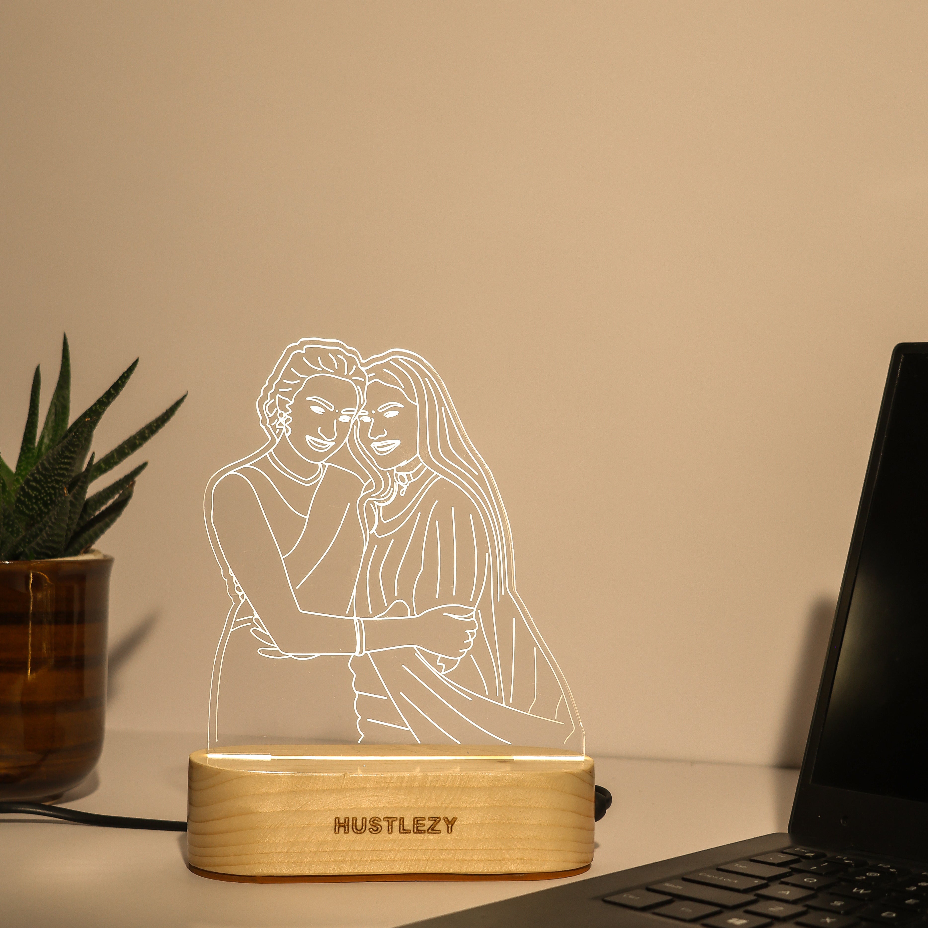 Personalised Bulbify Illusion Lamp