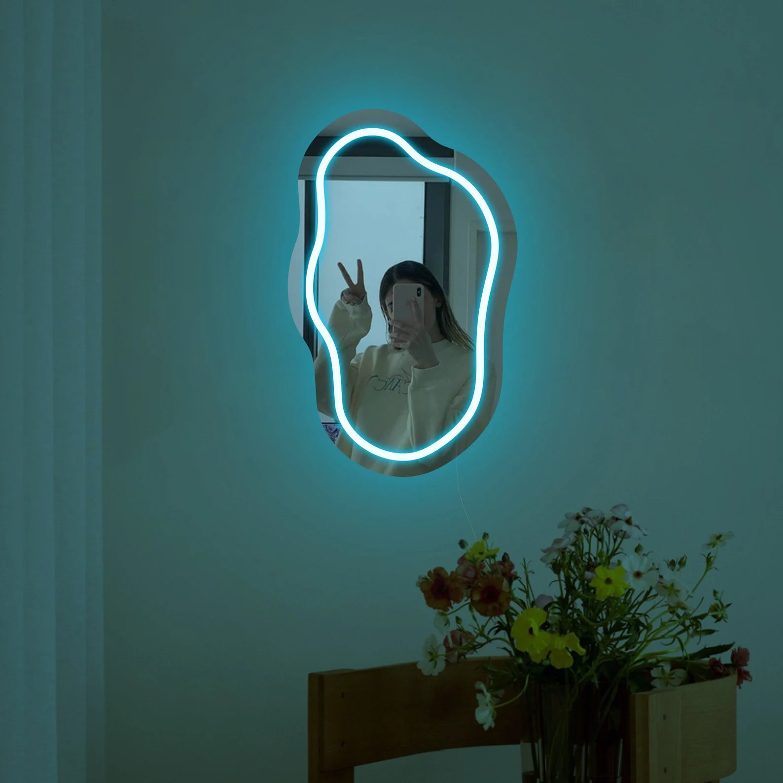 Blob - LED Neon RGB Mirror