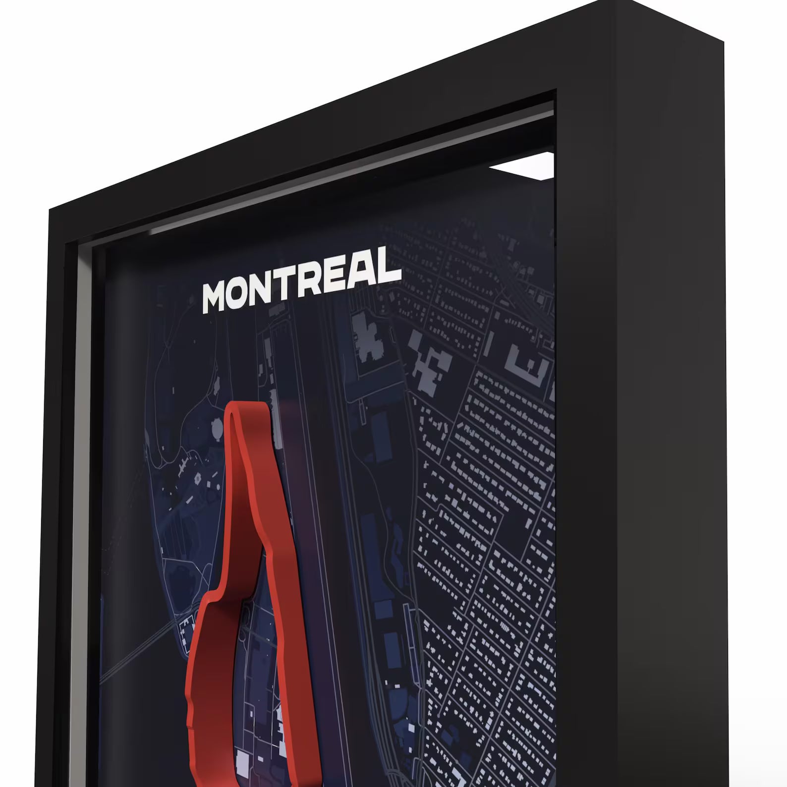 3D Formula Track Wall Art — Montréal Edition