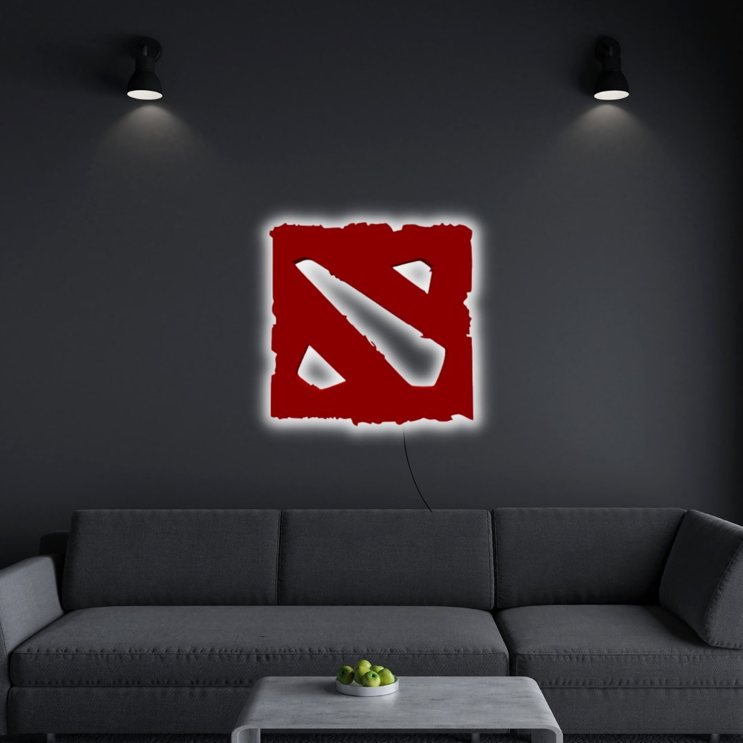 Dota LED Logo