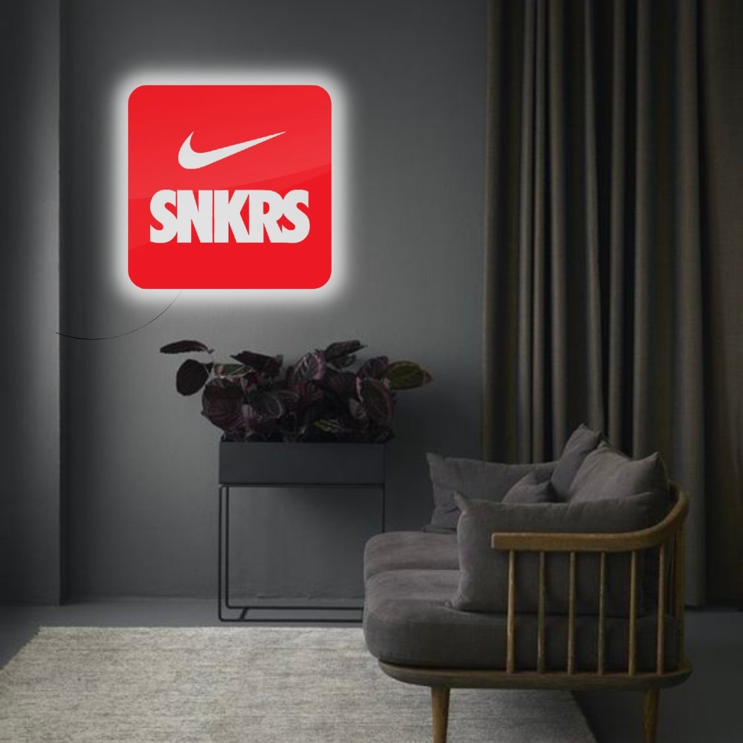 SNKRS LED Logo - HUSTLEZY