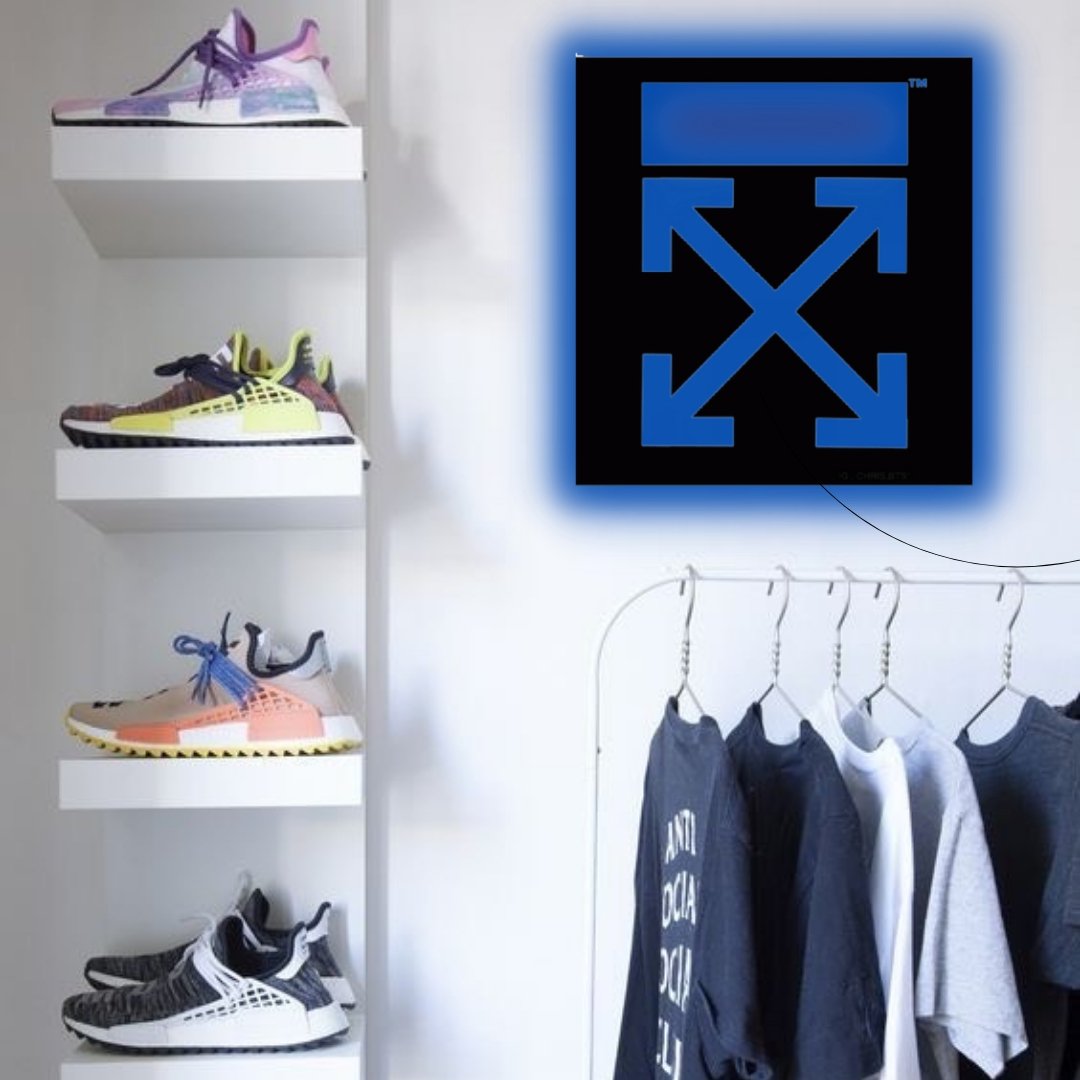 Off White LED Logo - HUSTLEZY