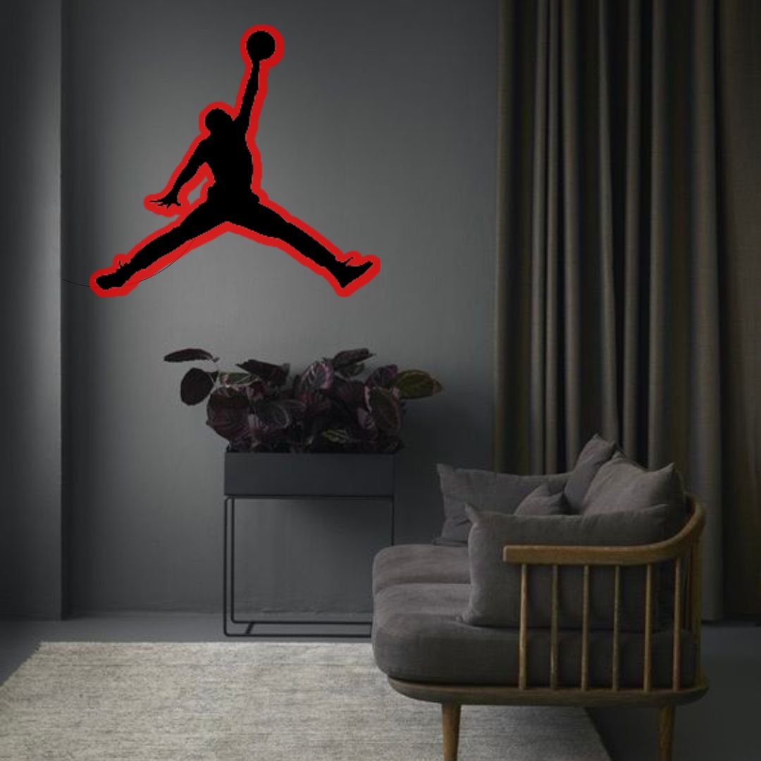 Jumpman LED Logo - HUSTLEZY