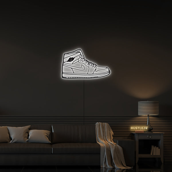 AJ1 LED Logo - HUSTLEZY