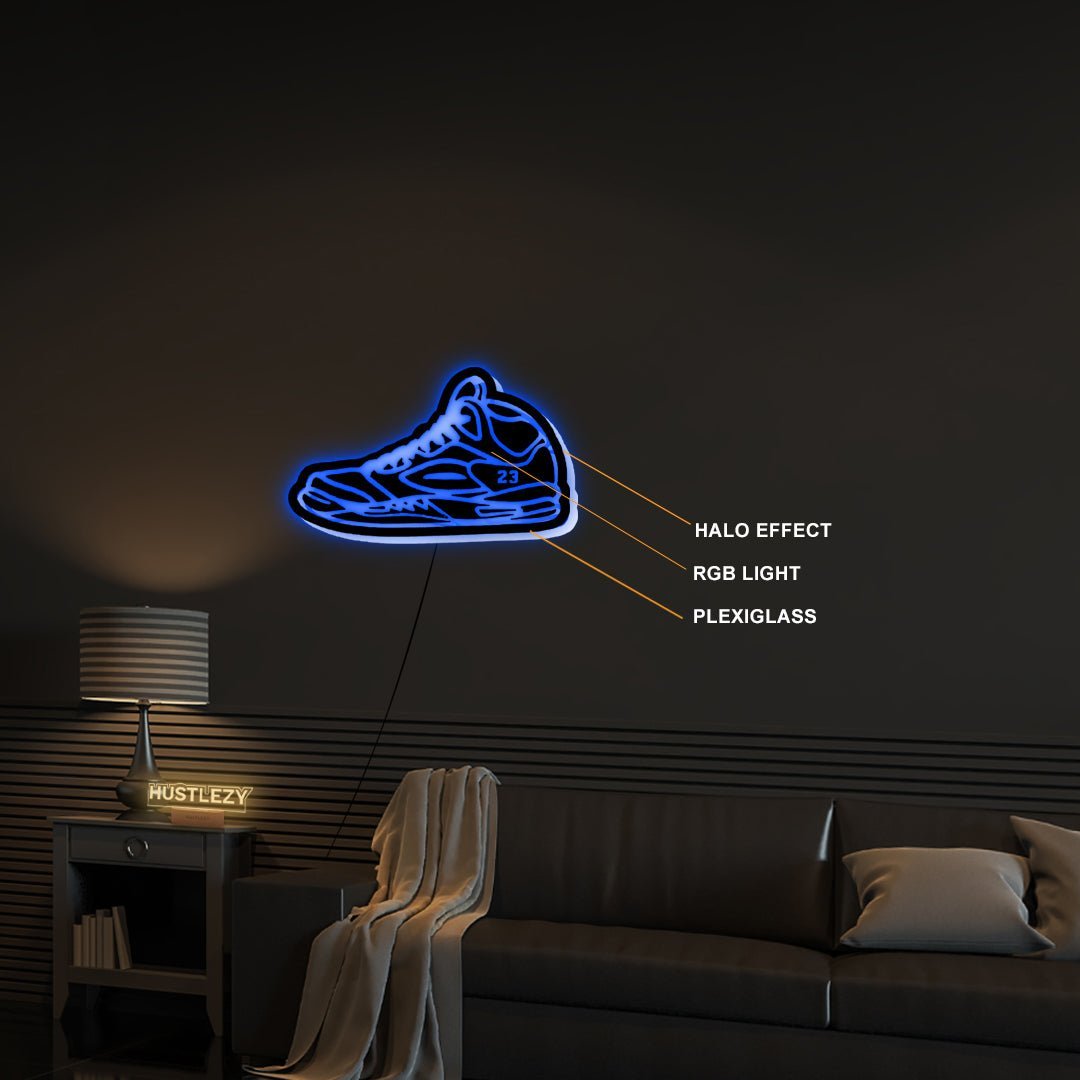 AJ5 LED Logo - HUSTLEZY