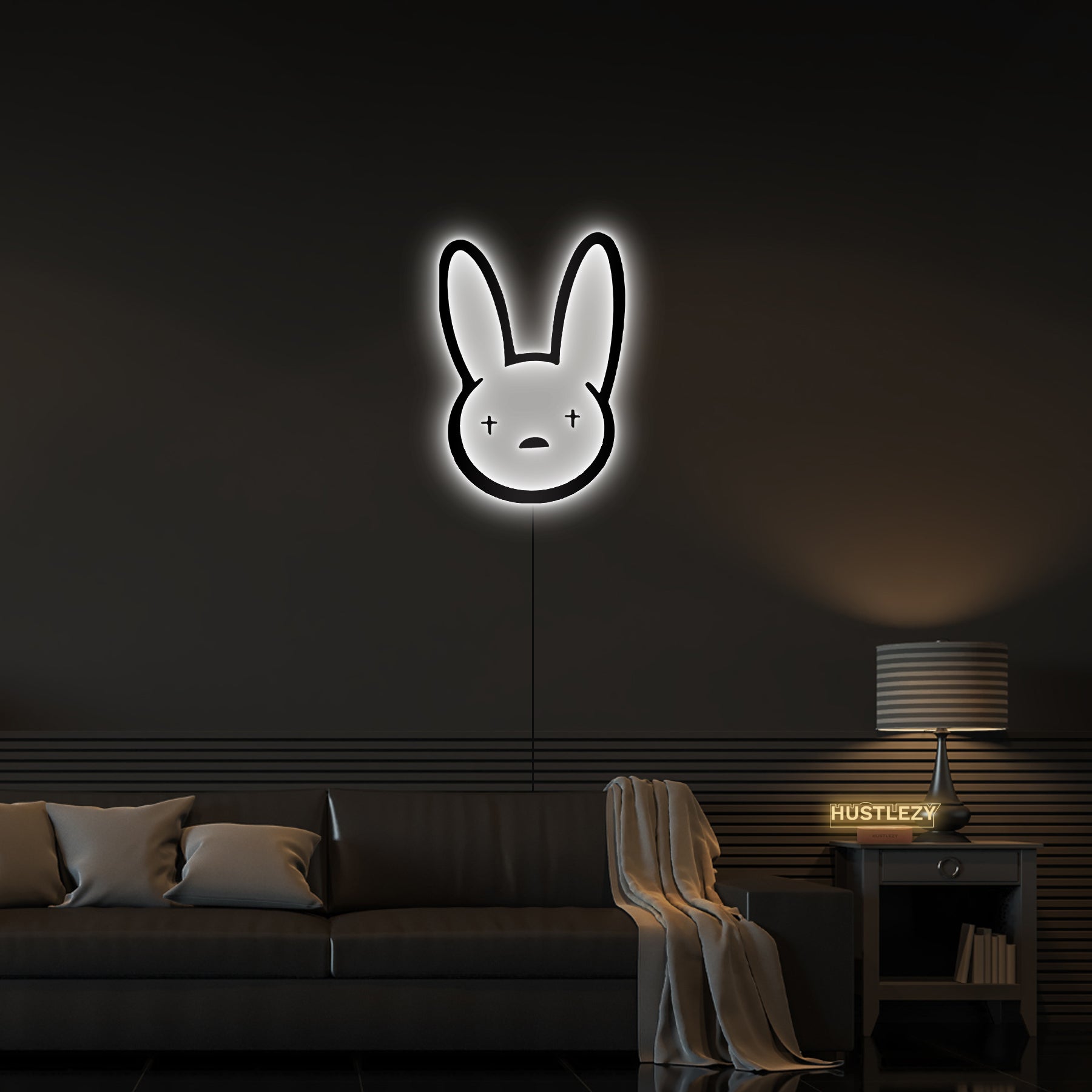 Bad bunny LED Logo