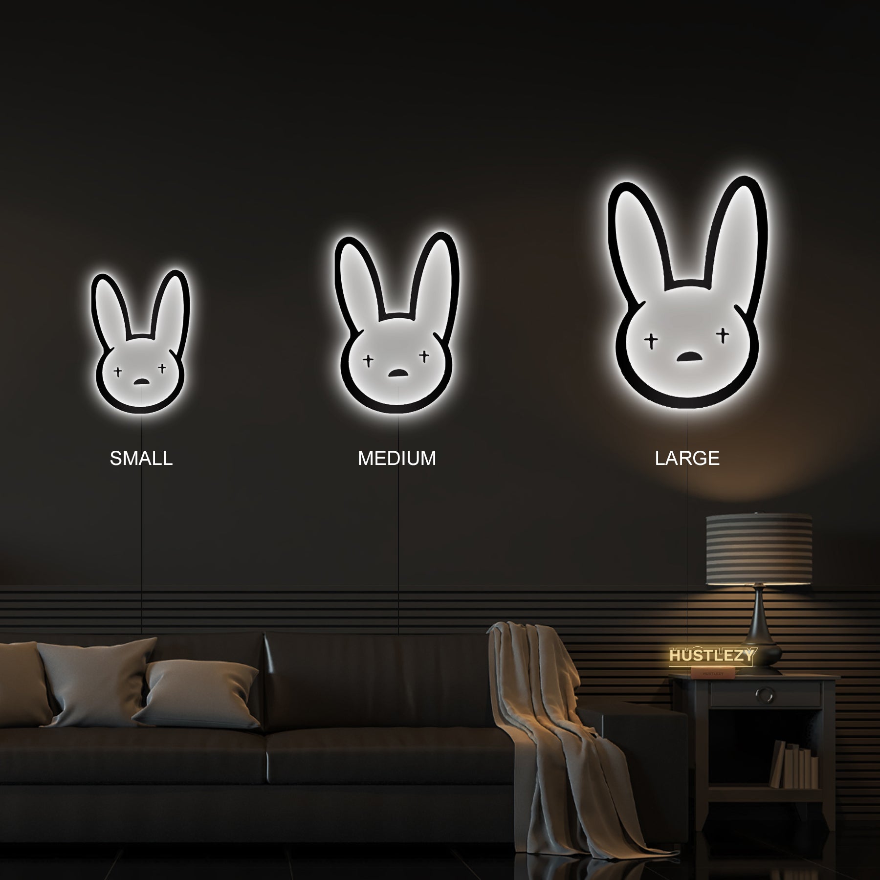 Bad bunny LED Logo