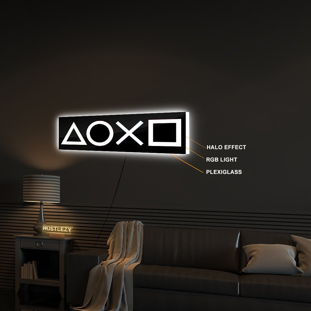 Console Buttons LED Portrait