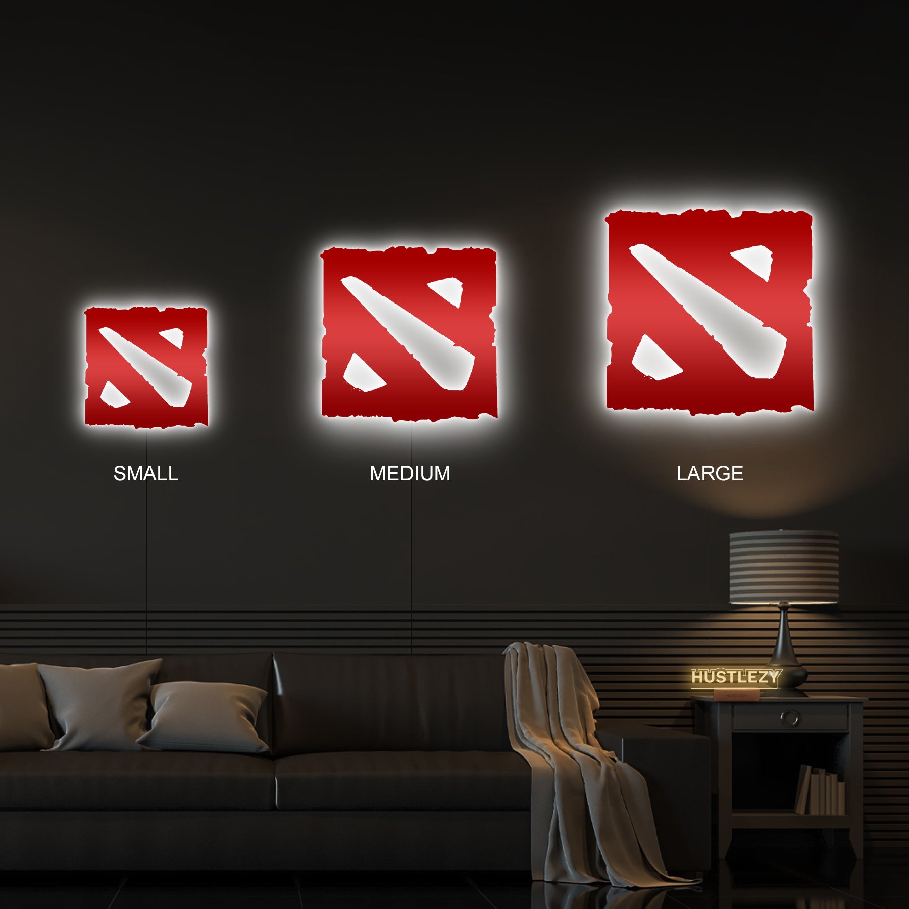 Dota LED Logo