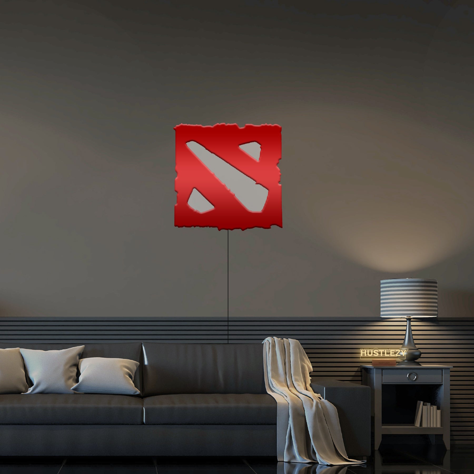 Dota LED Logo