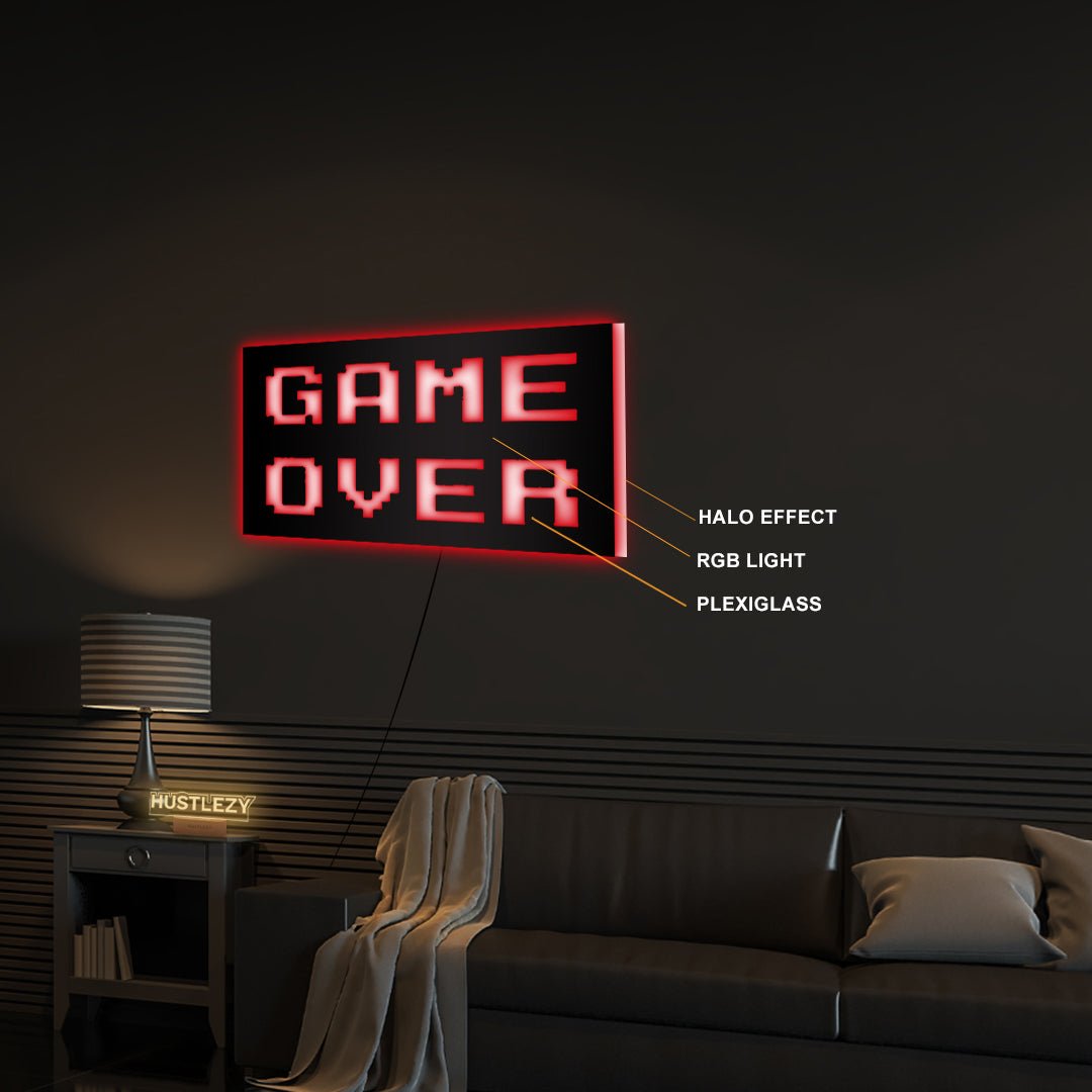 Game Over LED Portrait