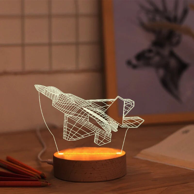 Jet Acrylic LED Table Lamp - HUSTLEZY