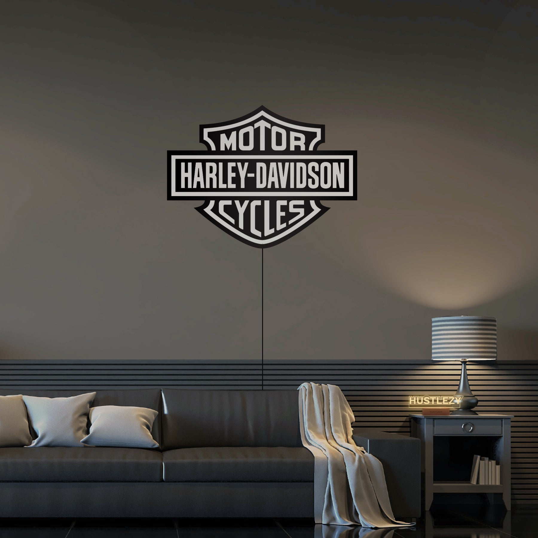 Harley Davidson LED Potrait-Illuminihub