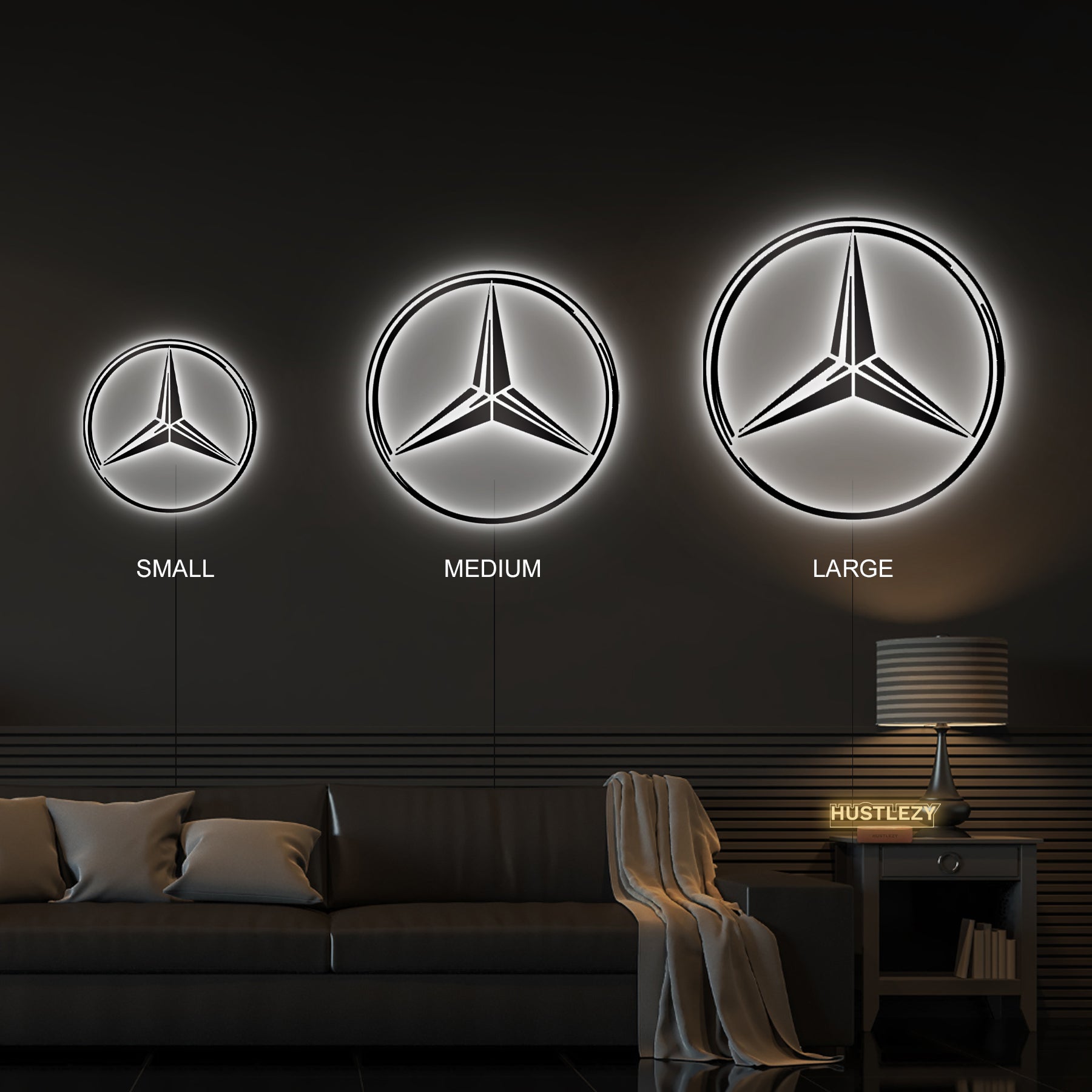 Mercedes LED Logo