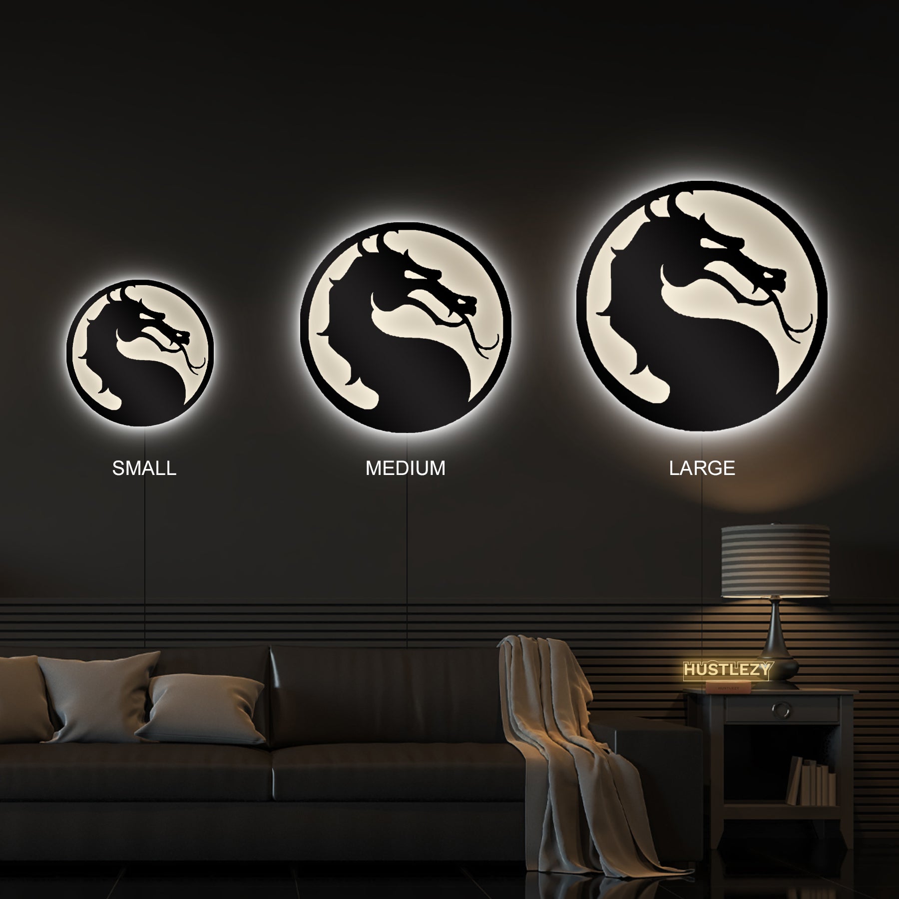 Mortal Kombat LED Logo