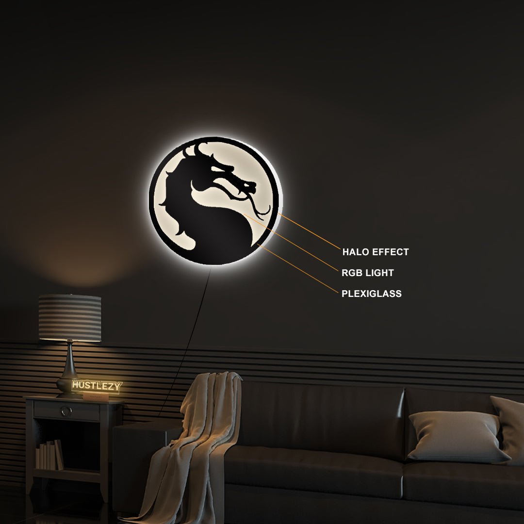 Mortal Kombat LED Logo