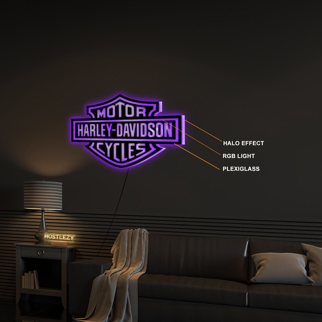 Harley Davidson LED Potrait-Illuminihub