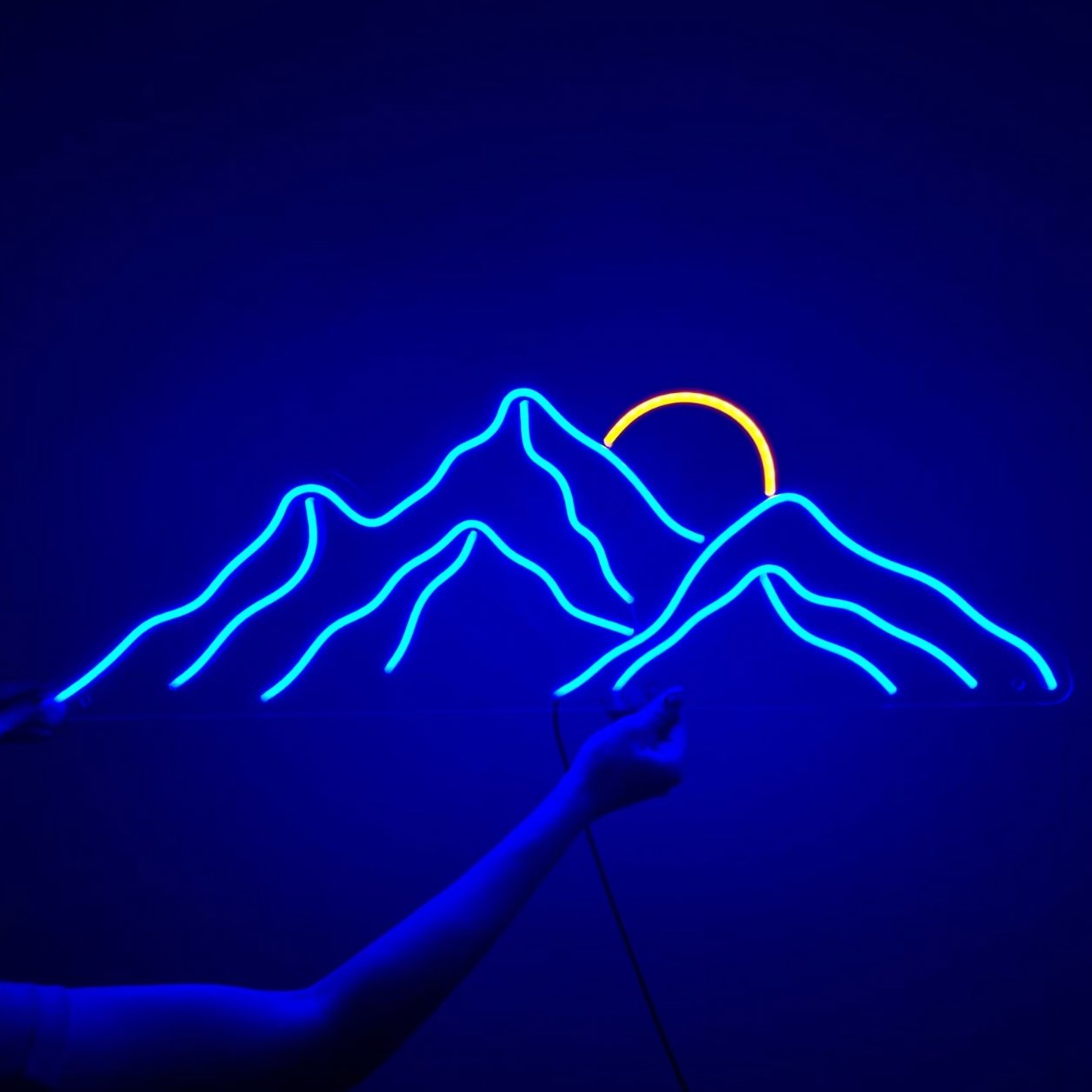 Radiant - Mountain Neon Sign