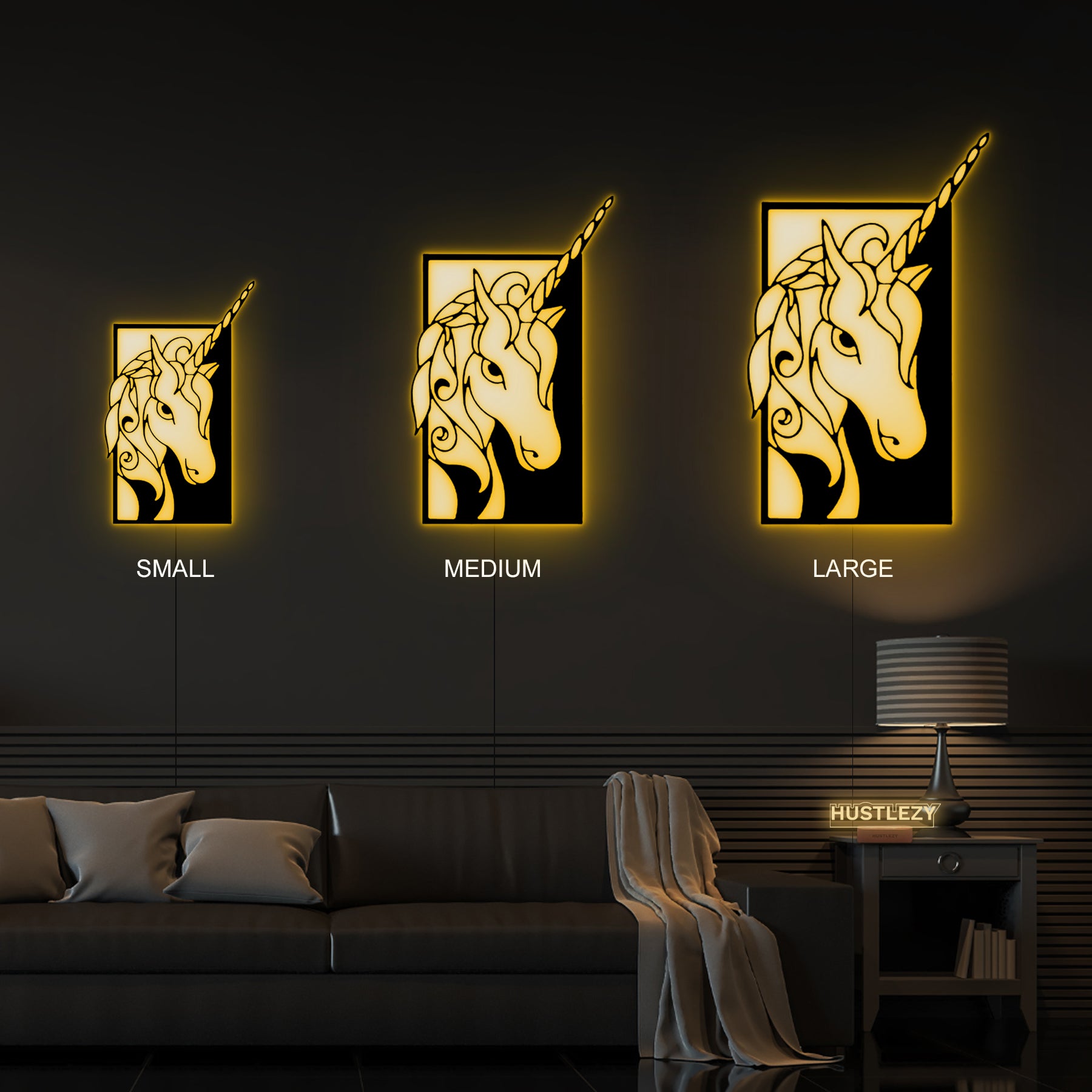 Unicorn LED Logo
