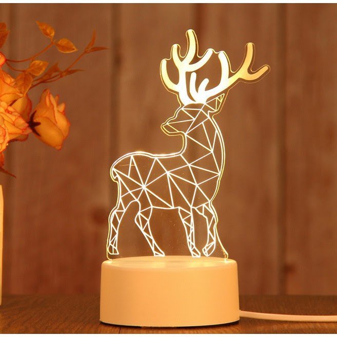 Big Bambi Acrylic LED Table Lamp - HUSTLEZY