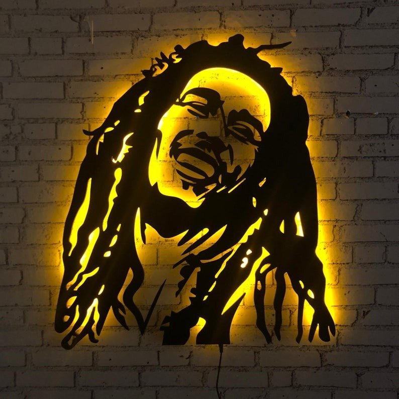 Bob Marley LED Potrait-Illuminihub