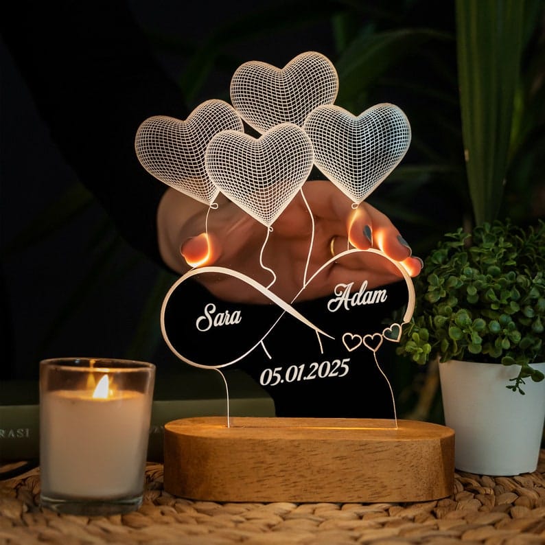 Personalized Name Acrylic LED Lamp