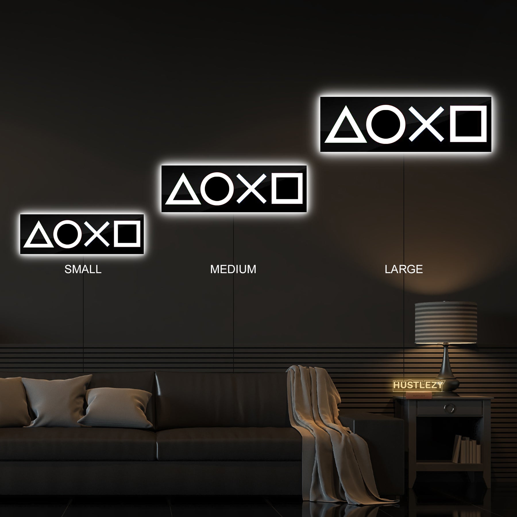 Console Buttons LED Portrait