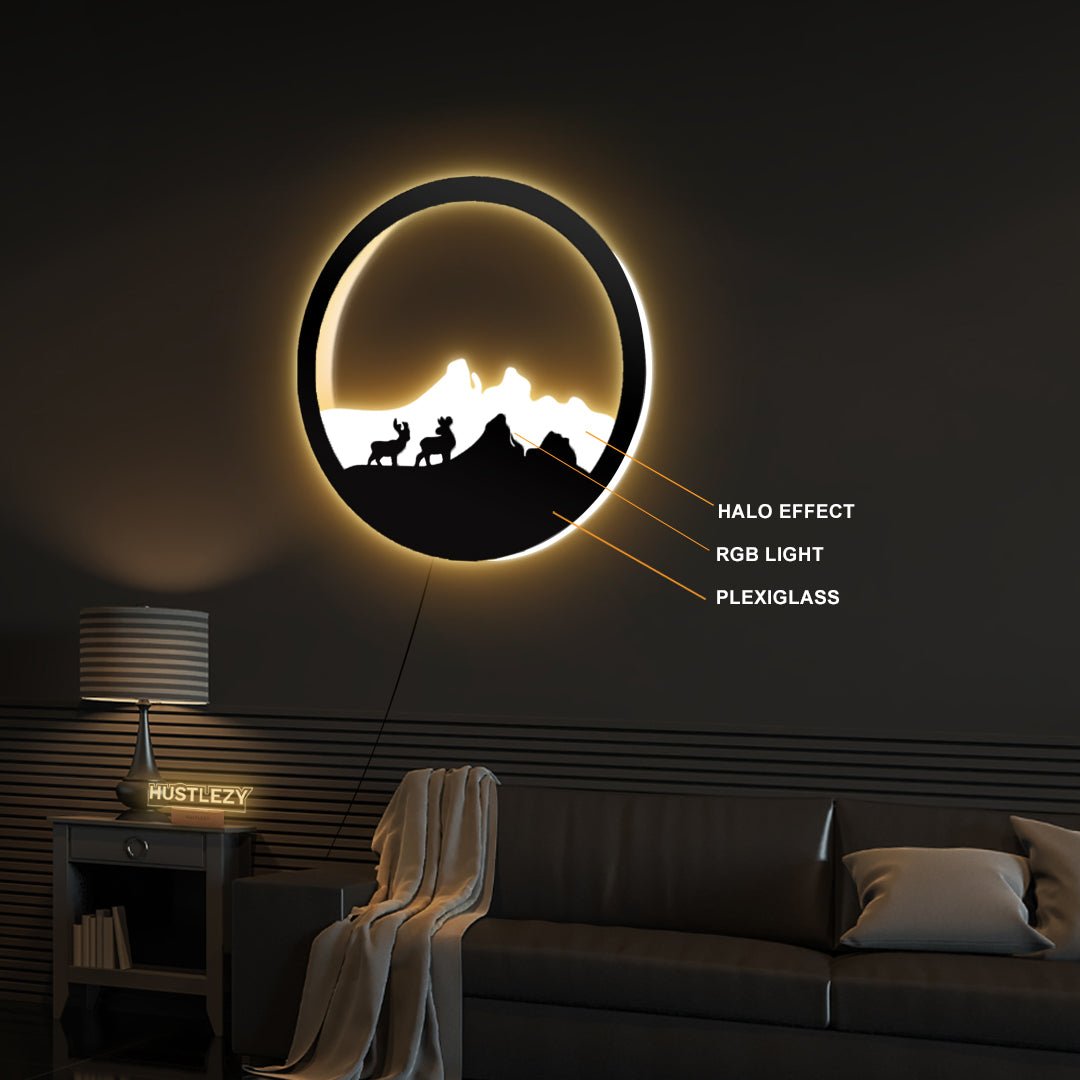 Sunrise LED Logo - HUSTLEZY