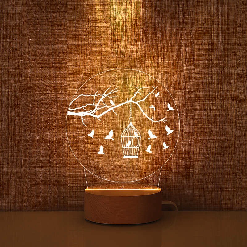 Free Acrylic LED Table Lamp