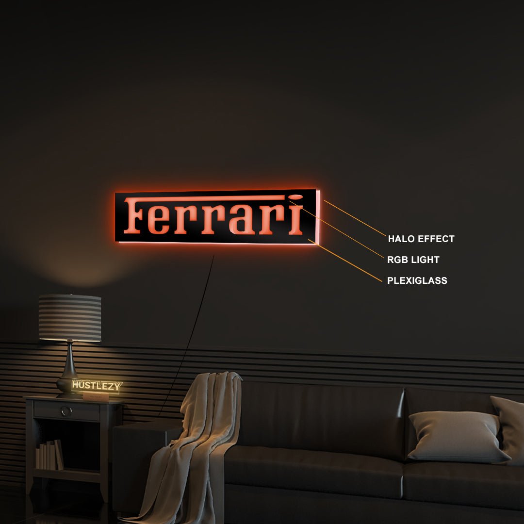 Ferrari LED Logo