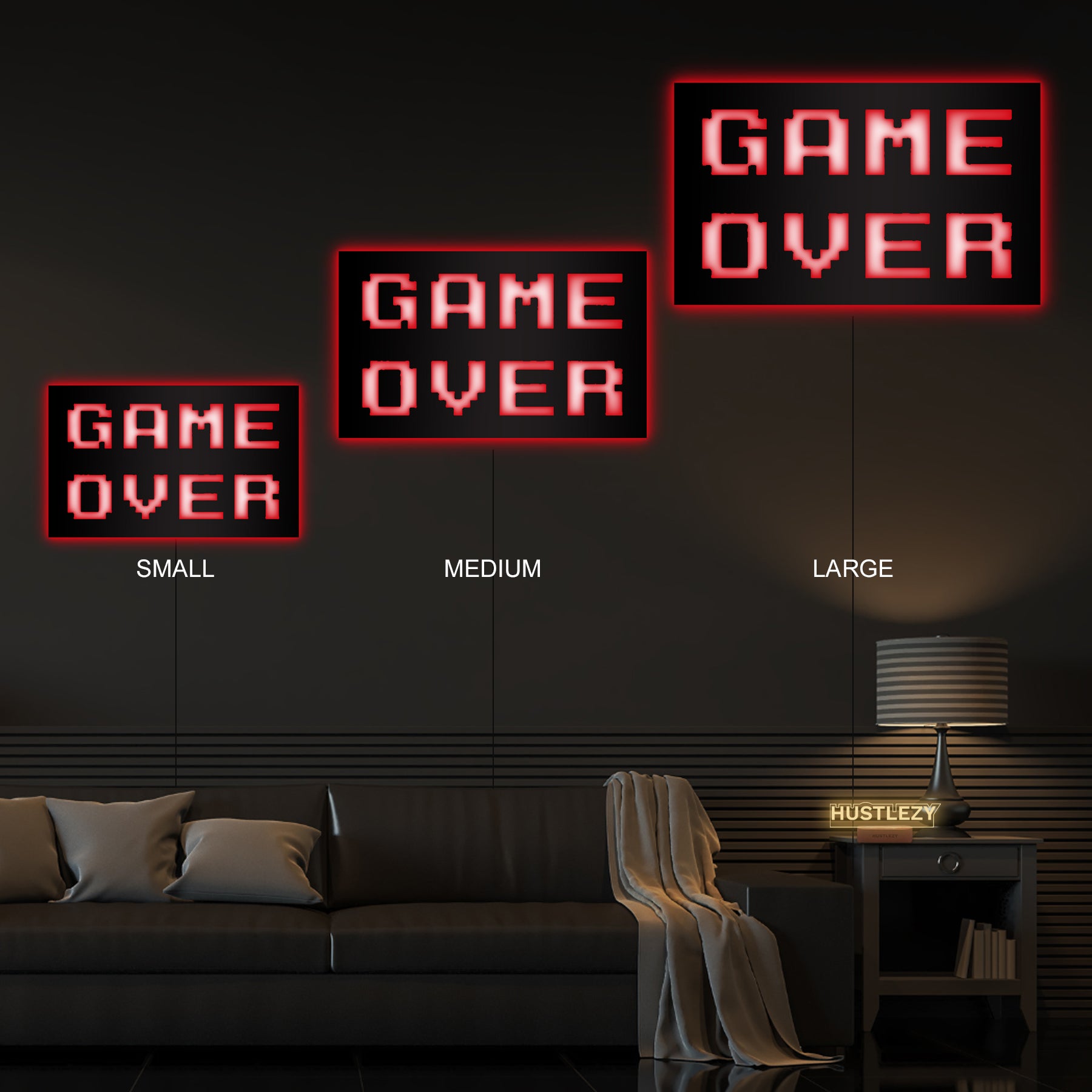 Game Over LED Portrait