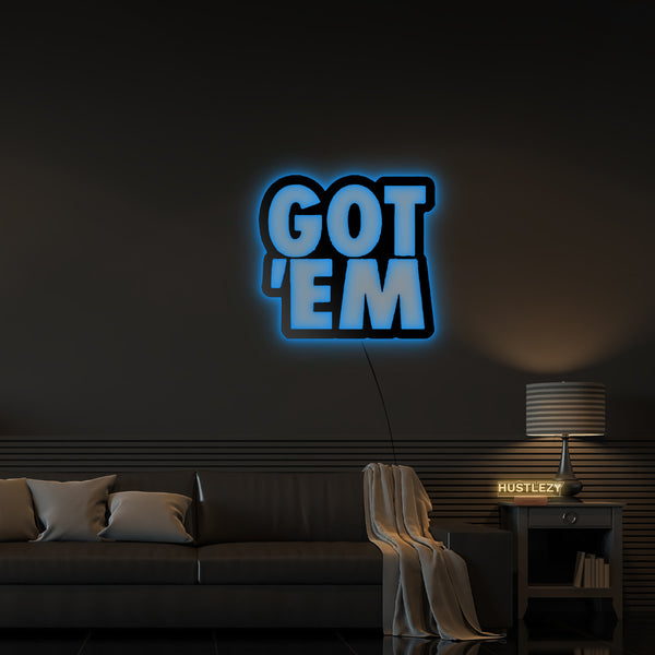 GOT EM LED Logo - HUSTLEZY