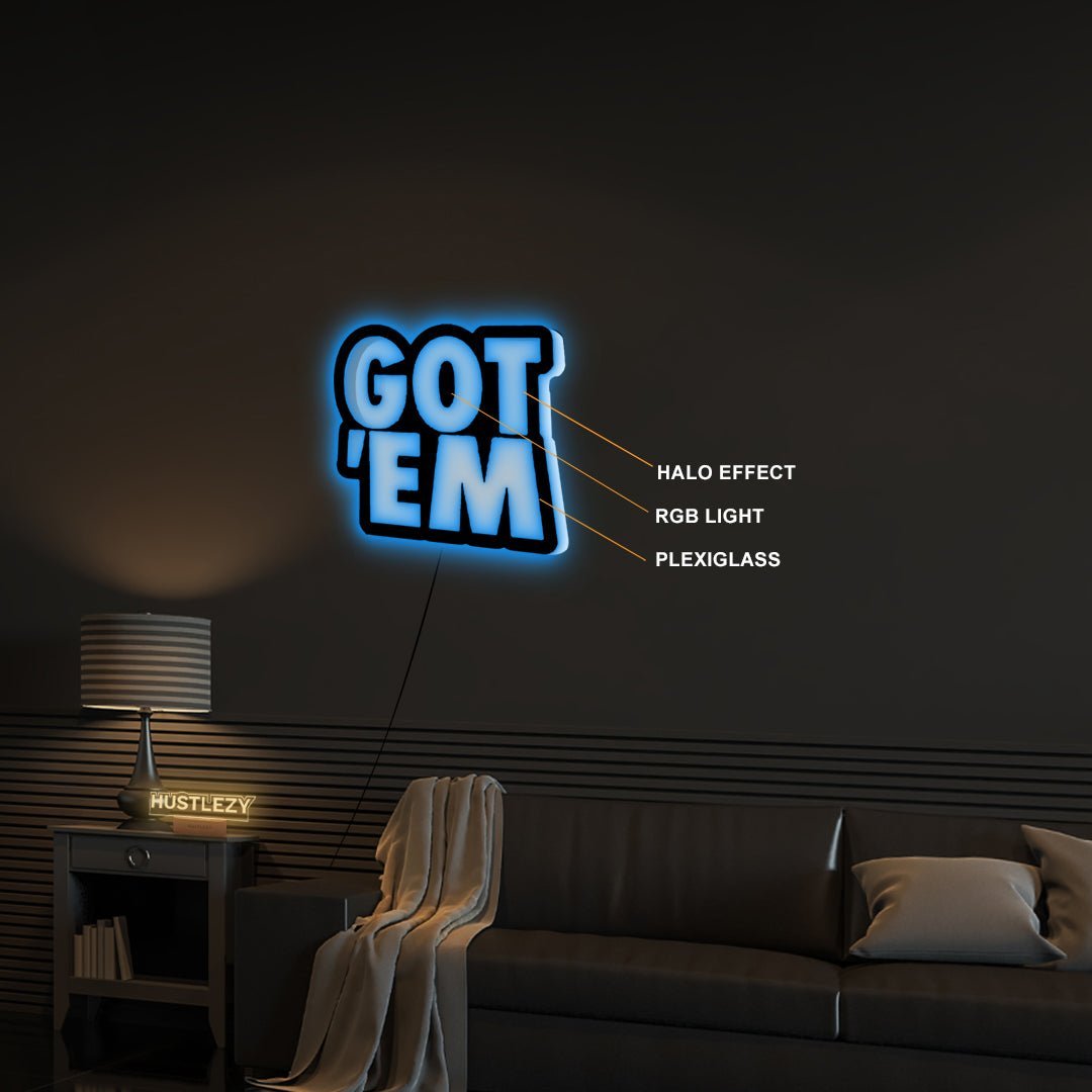 GOT EM LED Logo - HUSTLEZY
