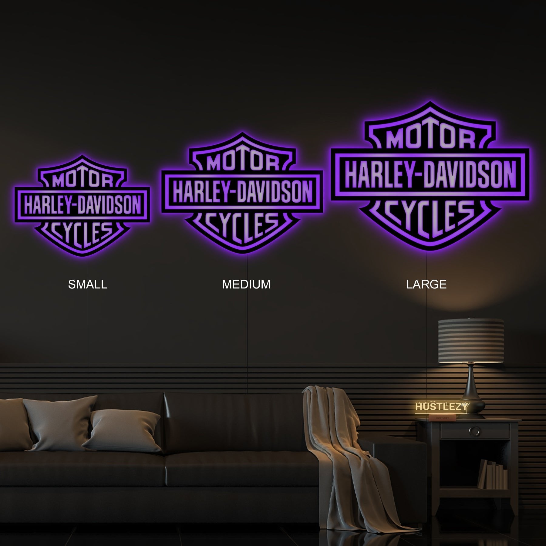Harley Davidson LED Potrait-Illuminihub