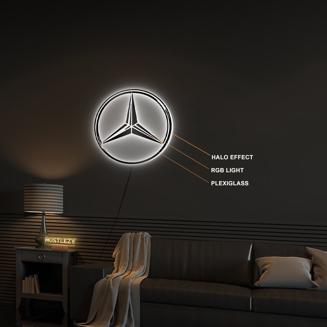 Mercedes LED Logo