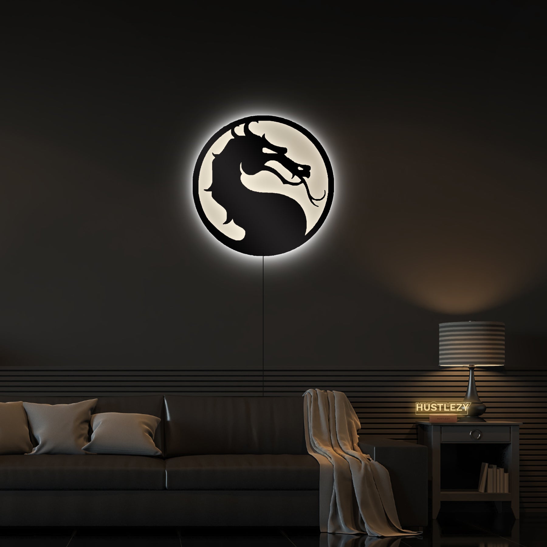 Mortal Kombat Led Logo - Hustlezy