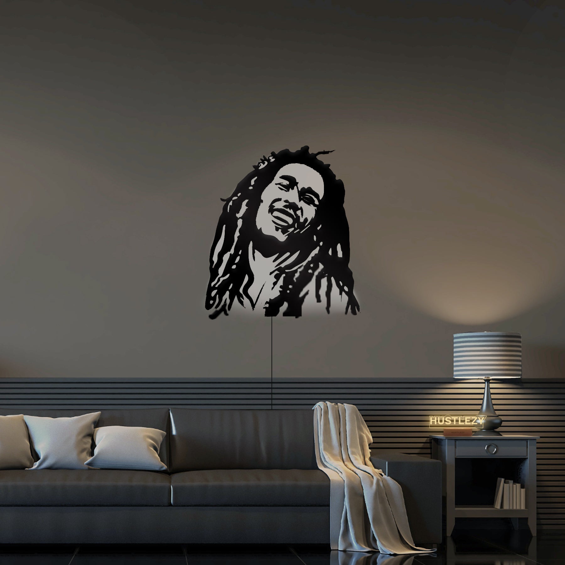 Bob Marley LED Potrait-Illuminihub