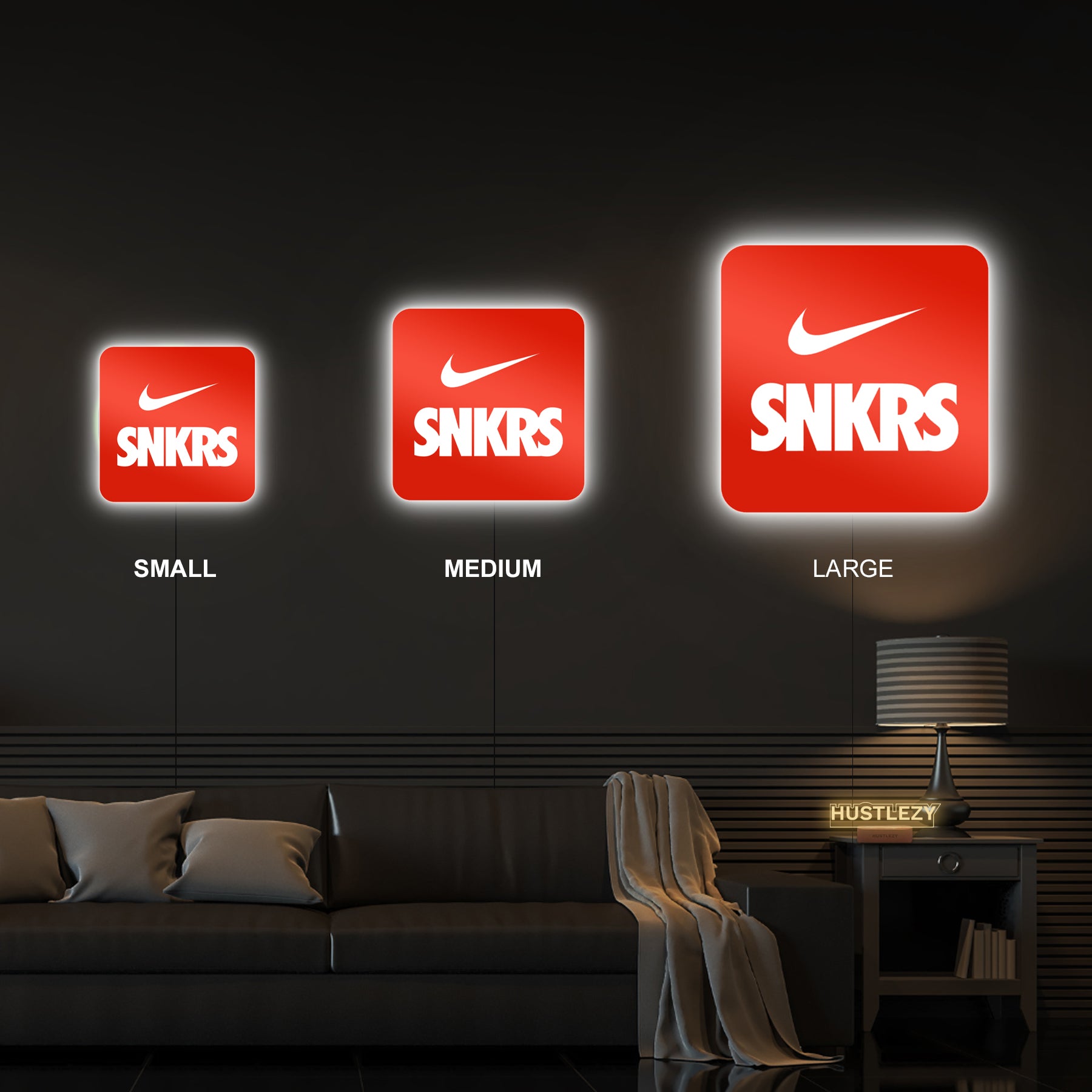 SNKRS LED Logo