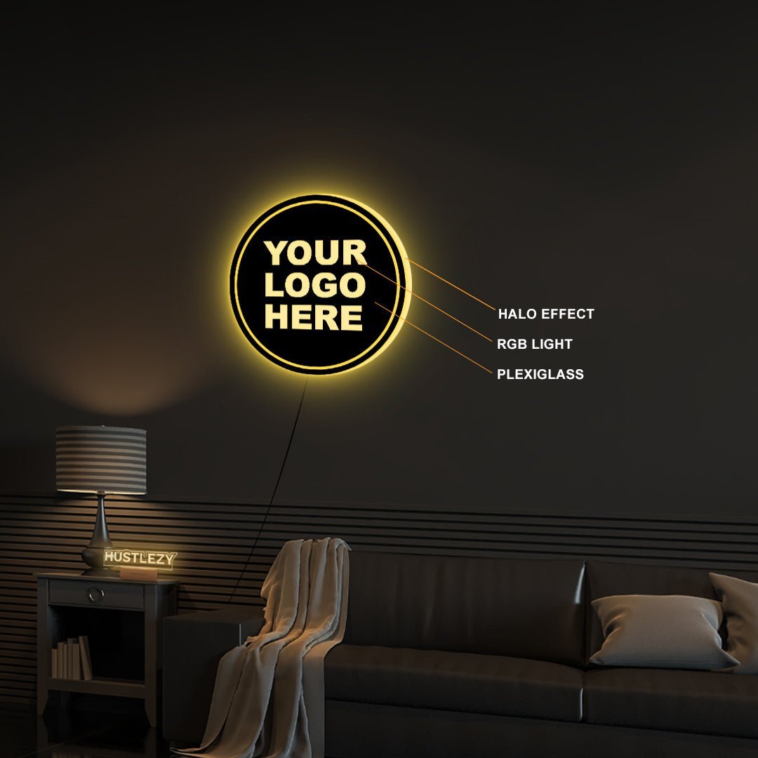 Illuminihub - Personalized Wall Led logo - HUSTLEZY
