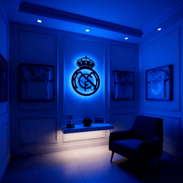 Real Madrid LED sign