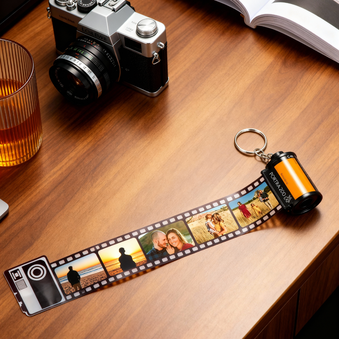 Personalised Camera Roll Keychain