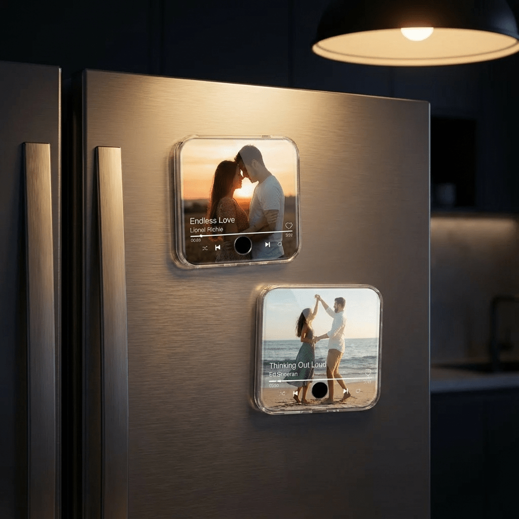 Personalized Musical Fridge Magnet - Plays Your Favorite Music - HUSTLEZY