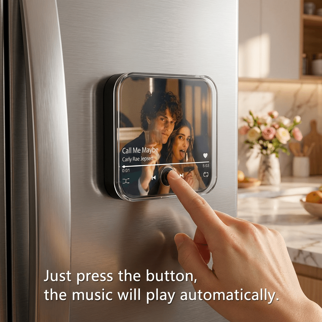 Personalized Musical Fridge Magnet - Plays Your Favorite Music - HUSTLEZY