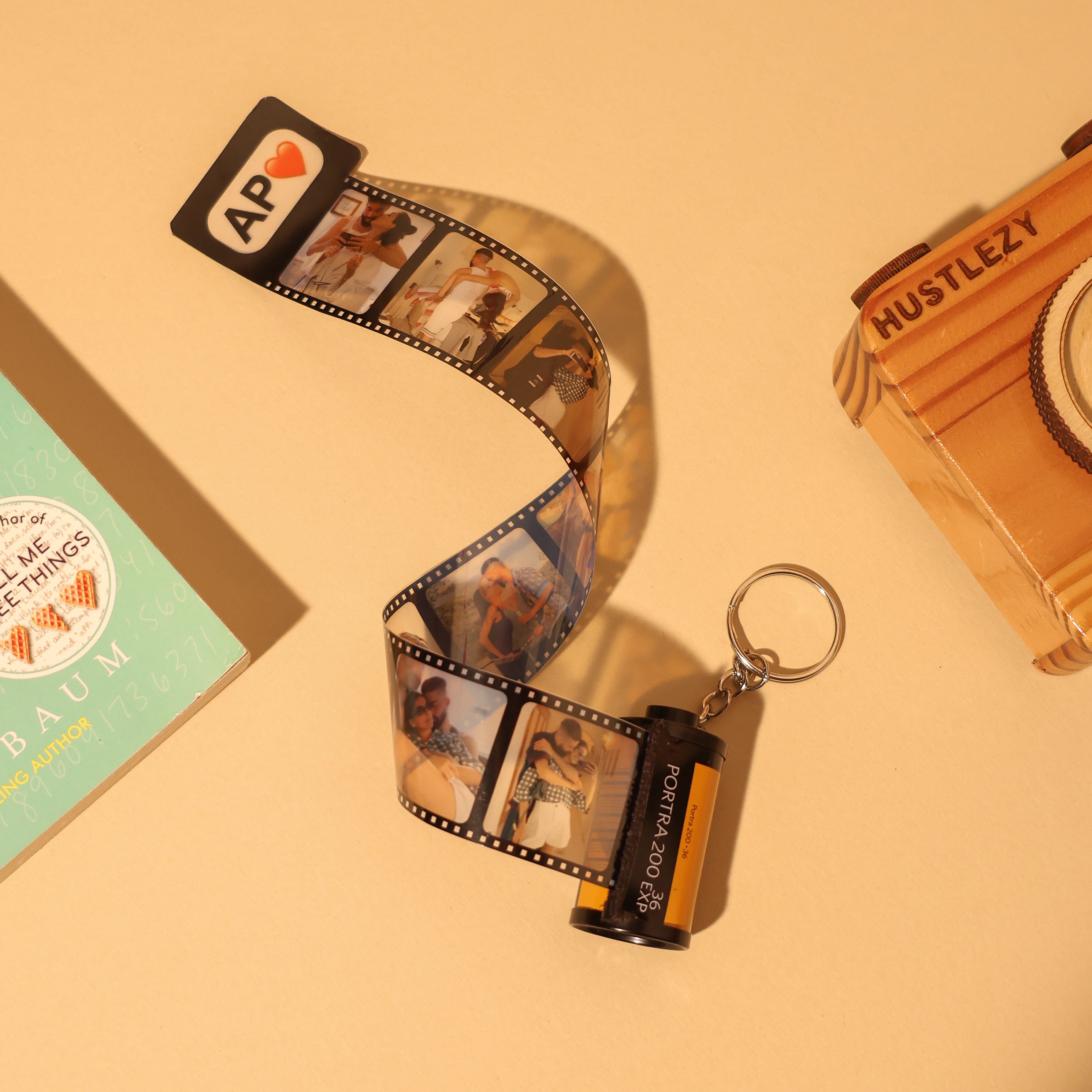 Buy Personalised Camera Roll Keychain Online in India - Hustlezy