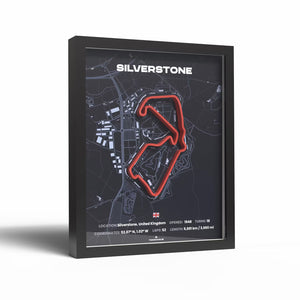 Formula track wall art