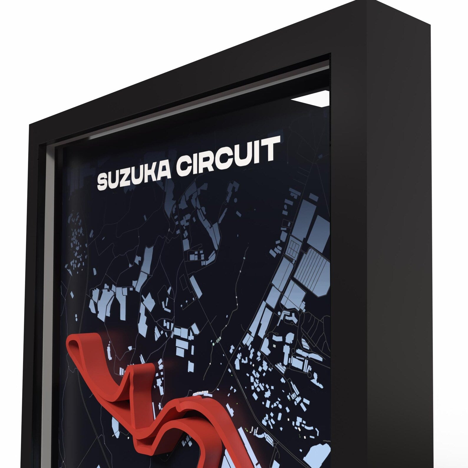 3D Formula Track Wall Art — Suzuka Circuit Edition