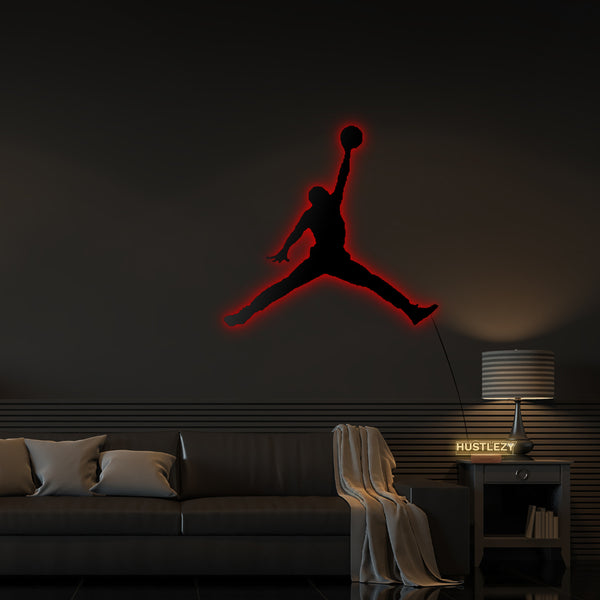 Jumpman LED Logo - HUSTLEZY