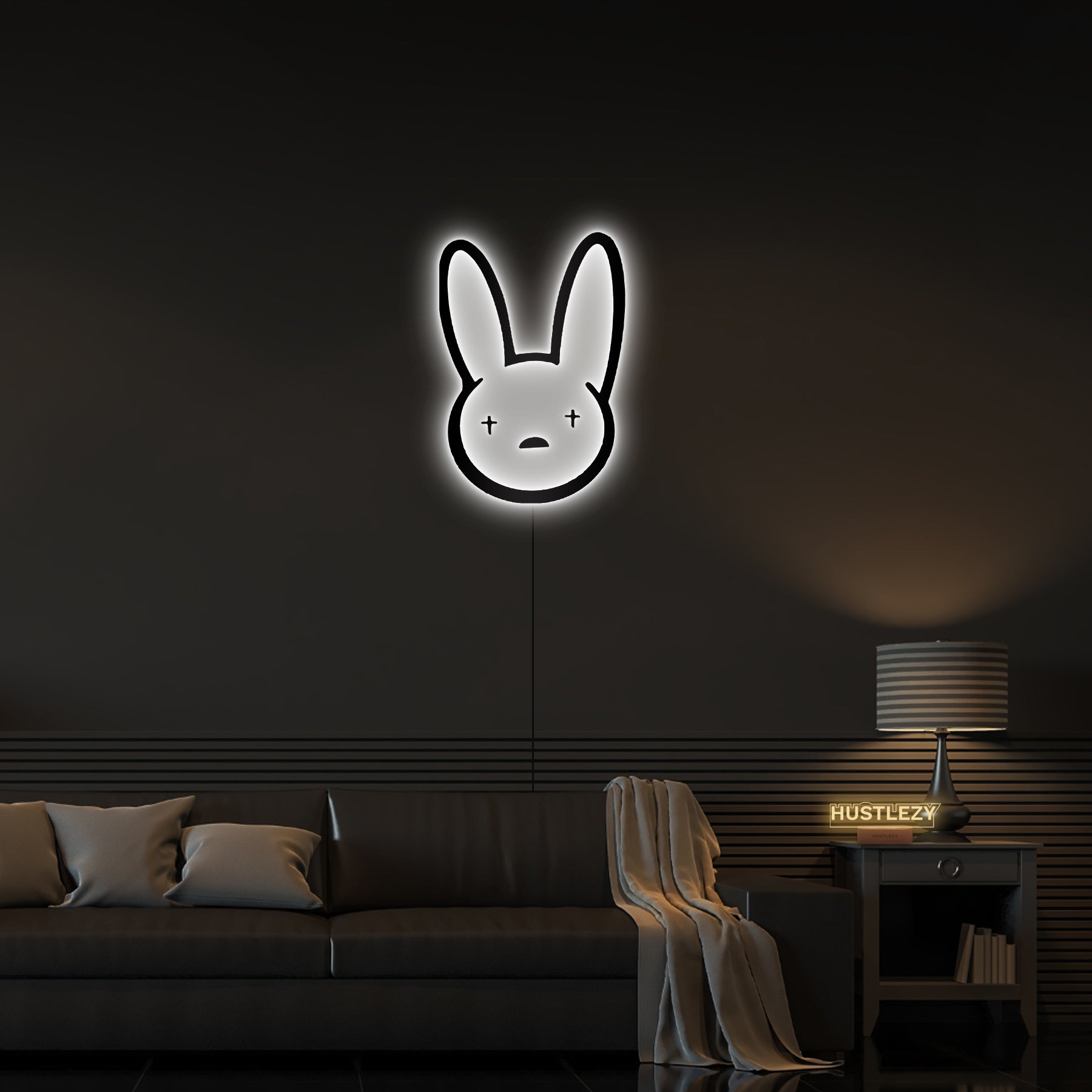 Bad bunny LED Logo