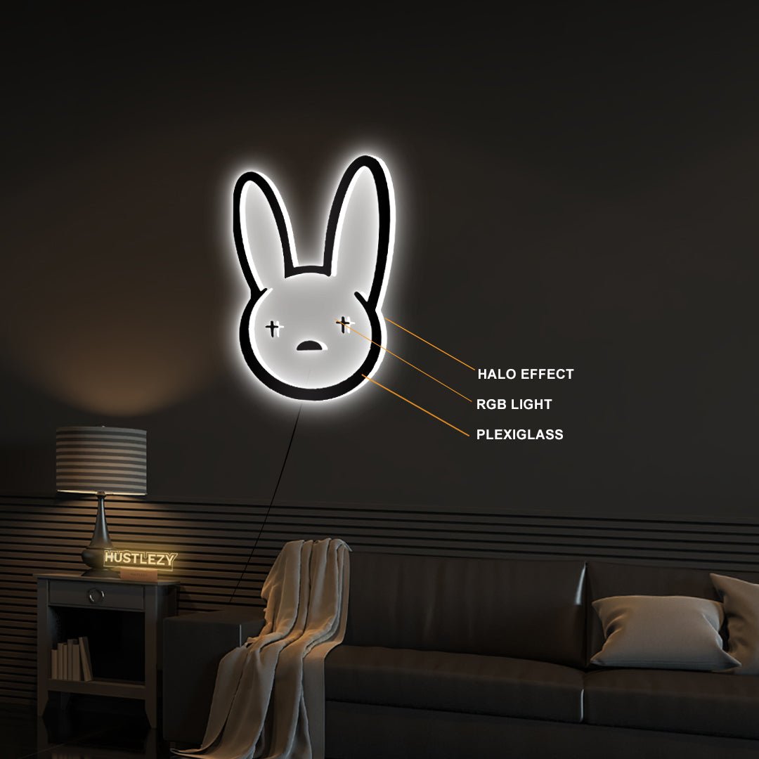 Bad bunny LED Logo